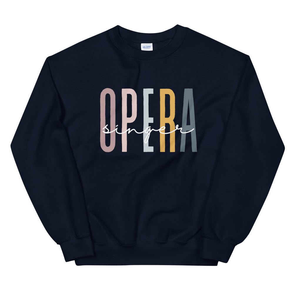 Interesse Spiller skak vedvarende ressource Opera Singer Navy Unisex Sweatshirt – SING PRETTY DESIGNS
