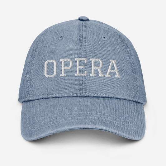 Opera Dad Hat, Denim Hat