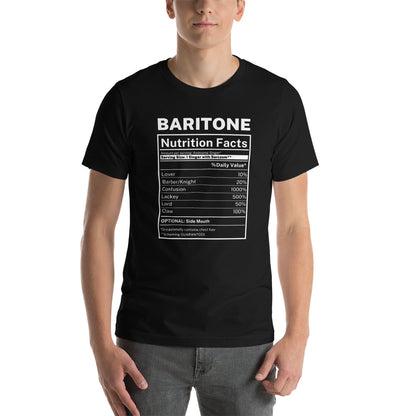 Baritone Nutrition Facts Short-Sleeve Unisex T-Shirt